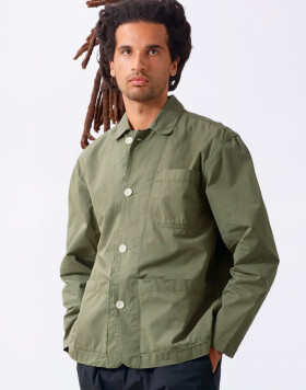 Service Works Tech Twill Easy Chef Shirt Olive L