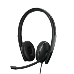EPOS ADAPT 160T čierna / kancelárske slúchadlá s mikrofónom / ANC / USB-C (1000221)