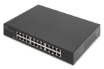 Digitus DN-80113-2 čierna / Switch / 24 portov Gigabit Ethernet / Unmanaged / 19" rack / bez ventilátora (DN-80113-2)