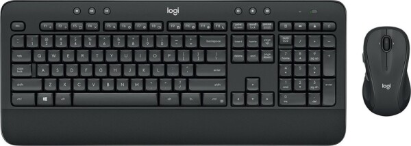 Logitech MK545 ADVANCED Wireless Keyboard and Mouse Combo klawiatura Dołączona myszka Biuro RF Wireless francuski Čierny