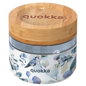 Quokka Deli Food Jar 500 ml Blue Nature / Nádoba na jedlo / sklo / dopredaj (8412497401208)