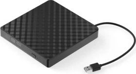 KRUX DVD externá mechanika čierna / USB-A 2.0 / DVD+-R / DVD+-RW / DVD+-R DL / CD-R (KRX0071)