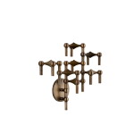 Stoff Nagel Nástenný držiak STOFF Nagel Bronzed Brass