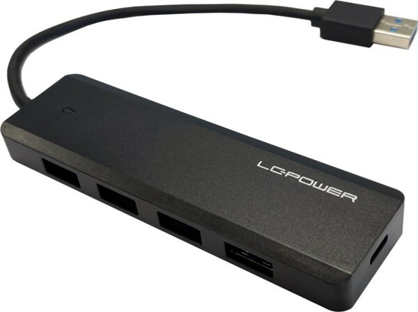 LC-Power LC-Power LC-HUB-U3-4-V2 4xUSBA 1XUSB-C Black retail