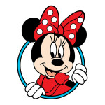 Veselá Stena Drevené vyfarbovacie postavičky Mickey a Minnie