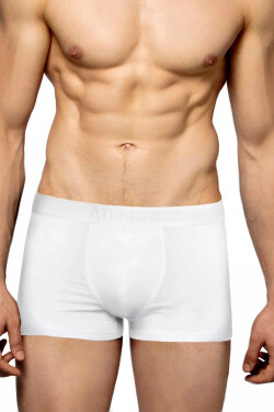 Pánske boxerky 016 white - Atlantic Bílá XXL