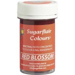 Gélová farba red blossom 25 g - Sugarflair - Sugarflair