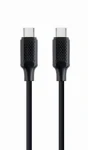 Gembird USB-C (M) - USB-C (M) 2.0 kábel / 1.5m / PD / čierny (CC-USB2-CMCM100-1.5M)