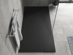 MEXEN - Hugo sprchová vanička obdĺžniková SMC 180x90, čierna 42709018