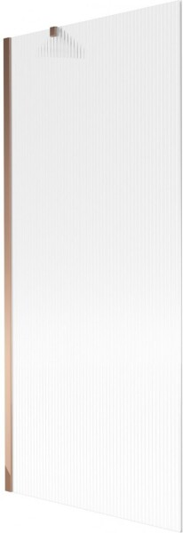 MEXEN/S - Next vaňová zástena FIX 80 x 150, prúžky, ružové zlato 895-080-000-00-09-60