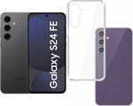 Samsung Galaxy S24 FE 5G 8/128GB Grafitový (SM-S721BZKDEUE) + Etui Clear Case