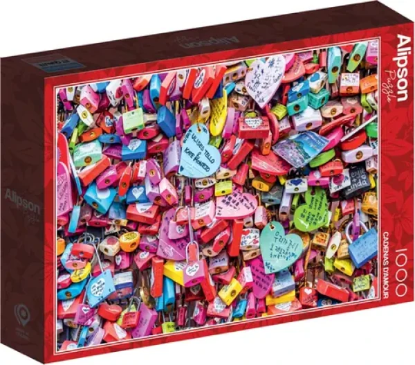 ALIPSON Puzzle Zamilované visiace zámky