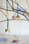 Pluto Design Veľkonočná dekorácia Easter Hangers Metal Gold - set 3 ks