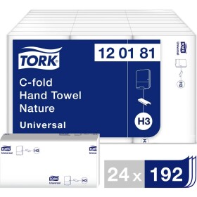 TORK 120181 papierové utierky, skladané (d x š) 31 cm x 25 cm prírodná 4608 ks; 120181