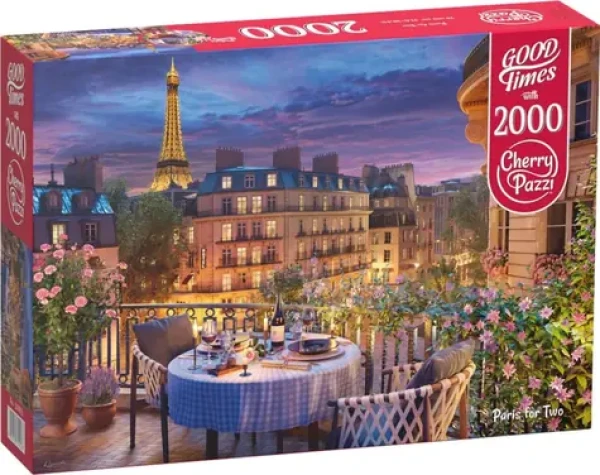 Cherry PAZZI Puzzle Paríž pre dvoch