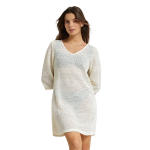 Dámské plážové šaty model 22206189 DRESS bílá - DIM Velikost: S