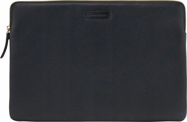 Dbramante Paris - MacBook Pro/Air 13" Night Black - full grain pebbled leather sleeve