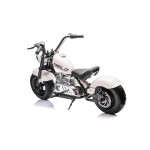 Mamido Detská elektrická motorka Chopper Warrior 36V biela