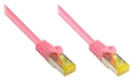 Good Connections Cat7 magenta / Patch kábel / S/FTP / 2 m / RJ-45 / 600 MHz (8070R-020M)