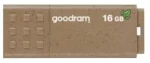 GOODRAM ECO FRIENDLY USB 3.0 16GB hnedá / Flash disk / USB-A 3.0 / čítanie: 60MBs / zápis: 20MBs (UME3-0160EFR11)