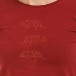 Bushman Dámske tričko Quany, burgundy XXL