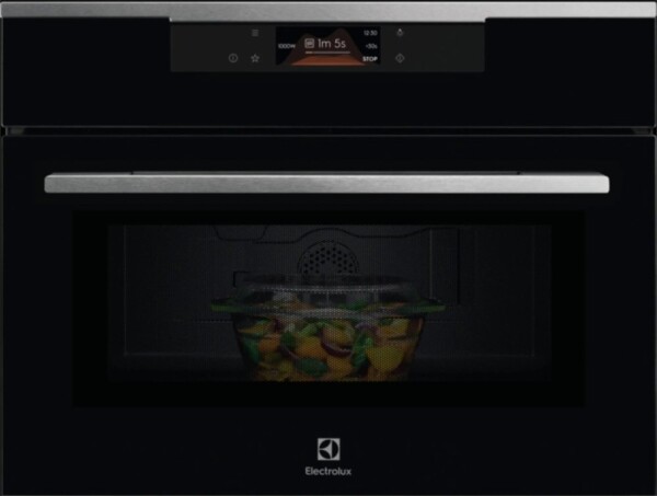 Electrolux Electrolux 44 L mikrovilnu funkcija nerusejosa terauda - Kompakta iebuvejama mikrovilnu krasns ar grilu EVM8E09X (7333394119786)