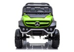 Mamido Detské elektrické autíčko Mercedes Unimog 4x4 zelené