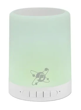 Manhattan Sound Science LED biela / Bluetooth reproduktor / 3 W / LED podsvietenie / microSD / výdrž 5 h (165259)