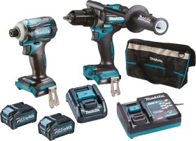 Makita MAKITA Sada COMBO 40Vmax XGT (TD001G+HP001G) 2x4,0Ah +ADP010 +Taška MDK0114G201
