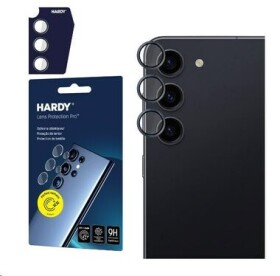 3mk HARDY Lens Protection Pre sklá na fotoaparát pre Samsung Galaxy S23/S23+ Black (5903108573344)