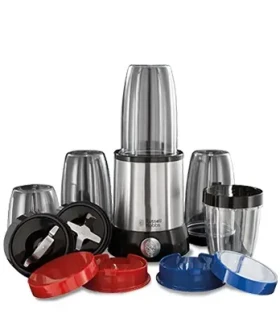 Russell Hobbs Nutri Boost 23180-56 / stolný mixér / 700 W / 3x 0.7L / 2x 0.35L / príslušenstvo / nerez (23180-56)