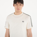Tričko FRED PERRY Contrast Tape Ringer T-Shirt Ecru/ Navy XL