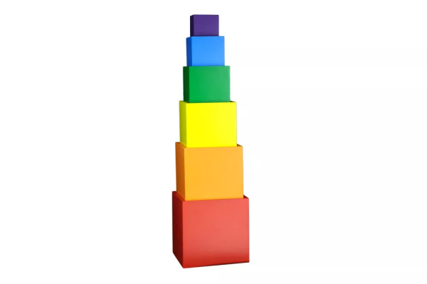 Moyo Montessori Moyo Montessori Stohovacie farebné boxy