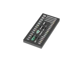 Wera 9720 Račňa 8000 A Zyklop 1/4" v penovej vložke set 1 - 37 dielny (05150110001)