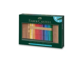 Faber-Castell Akvarelové pastelky v rolovacom púzdre s príslušenstvom / 30ks (117530)