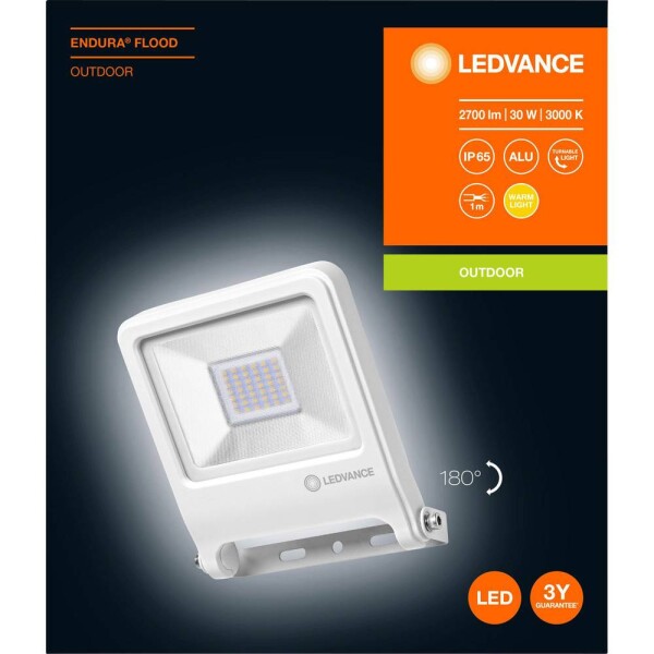 LEDVANCE ENDURA® FLOOD Warm White L 4058075239654 LED vonkajšie osvetlenie  30 W; 4058075239654