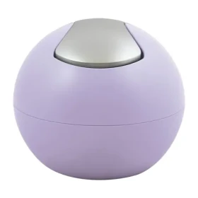 Spirella BOWL MATT mini výklopný odpadkový kôš 1 L matný fialový / plast (7610583211293)