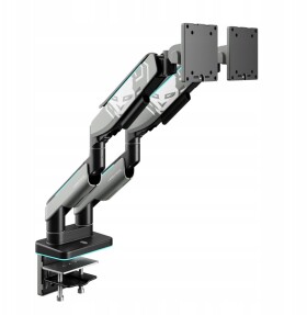 Diablo Chairs Podwójny držiak na monitory 49 cali, szaro-Čierny RGB X-Arm Dual