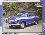 RETRO-AUTA Puzzle Volga GAZ 21 VB (1966)
