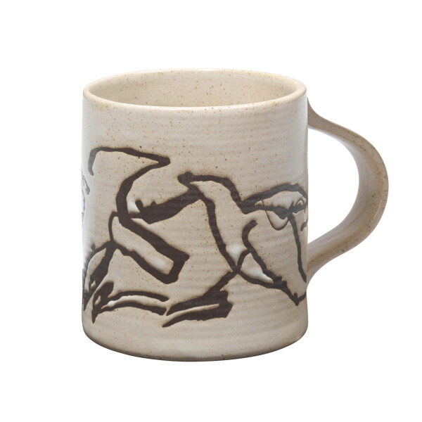 Ferm Living Kameninový hrnček Vuelo Cream 300 ml