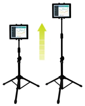 StarTech stojan na tablet čierny / Stojan na tablet / podlahový / uhol náklonu 0-280 ° / rotácia 360° / do 7,8" (STNDTBLT1A5T)