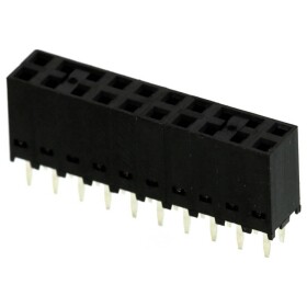 Molex vstavaná zásuvková lišta (štandardná) Počet pólov 20 Raster (rozteč): 2.54 mm 901512220 1 ks Tube; 901512220