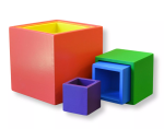 Moyo Montessori Moyo Montessori Stohovacie farebné boxy