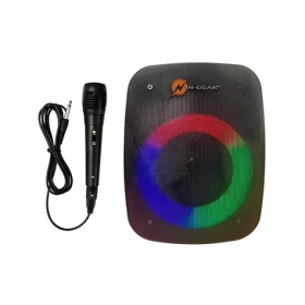 N-GEAR Let's Go Party 4 Studio / Prenosný párty reproduktor / Bluetooth / 30 W / Disco LED / 1x mikrofón (LGP4STUDIO)