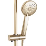 REA - Sprchová sada s termostatom Bliss brush gold REA-P8413