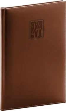NOTIQUE Týždenný diár Panama 2026, hnedý, 15 x 21 cm (PGD-TA5PA-6387)