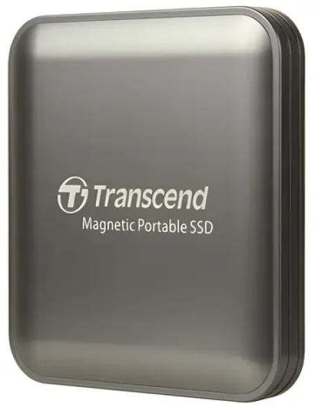 Transcend ESD420C 1TB šedá / Externý SSD disk / USB 20Gbps Type C / 2000MB/ R / 2000MB/W / Magsafe (TS1TESD420C)