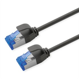 Roline 21.15.4356 RJ45 sieťové káble, prepojovacie káble CAT 6A S/FTP 7.00 m čierna flexibilný, bez halogénov, samozhášavý 1 ks; 21.15.4356