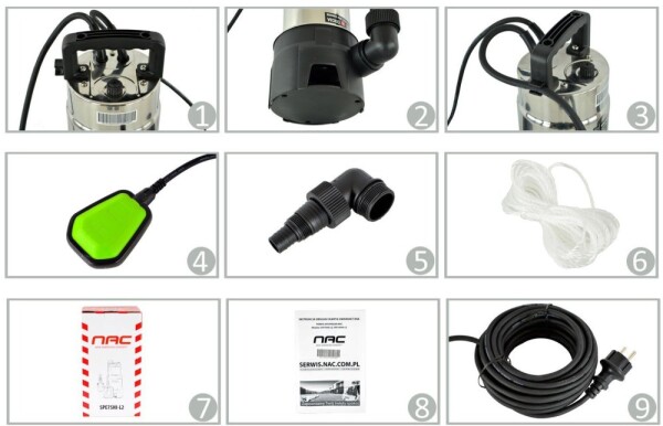 NAC NAC DIRT WATER PUMP 750W SPE75HI-L2