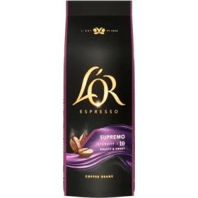L#39;OR Espresso Supermo 500 g / Zrnková káva / zmes Arabica a Robusta (8711000568484)